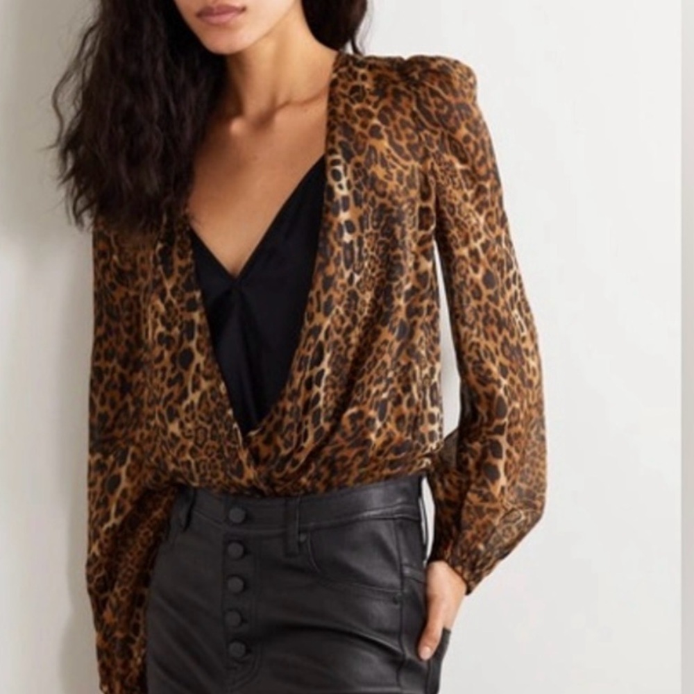 Cami NYC Leopard Print Bodysuit